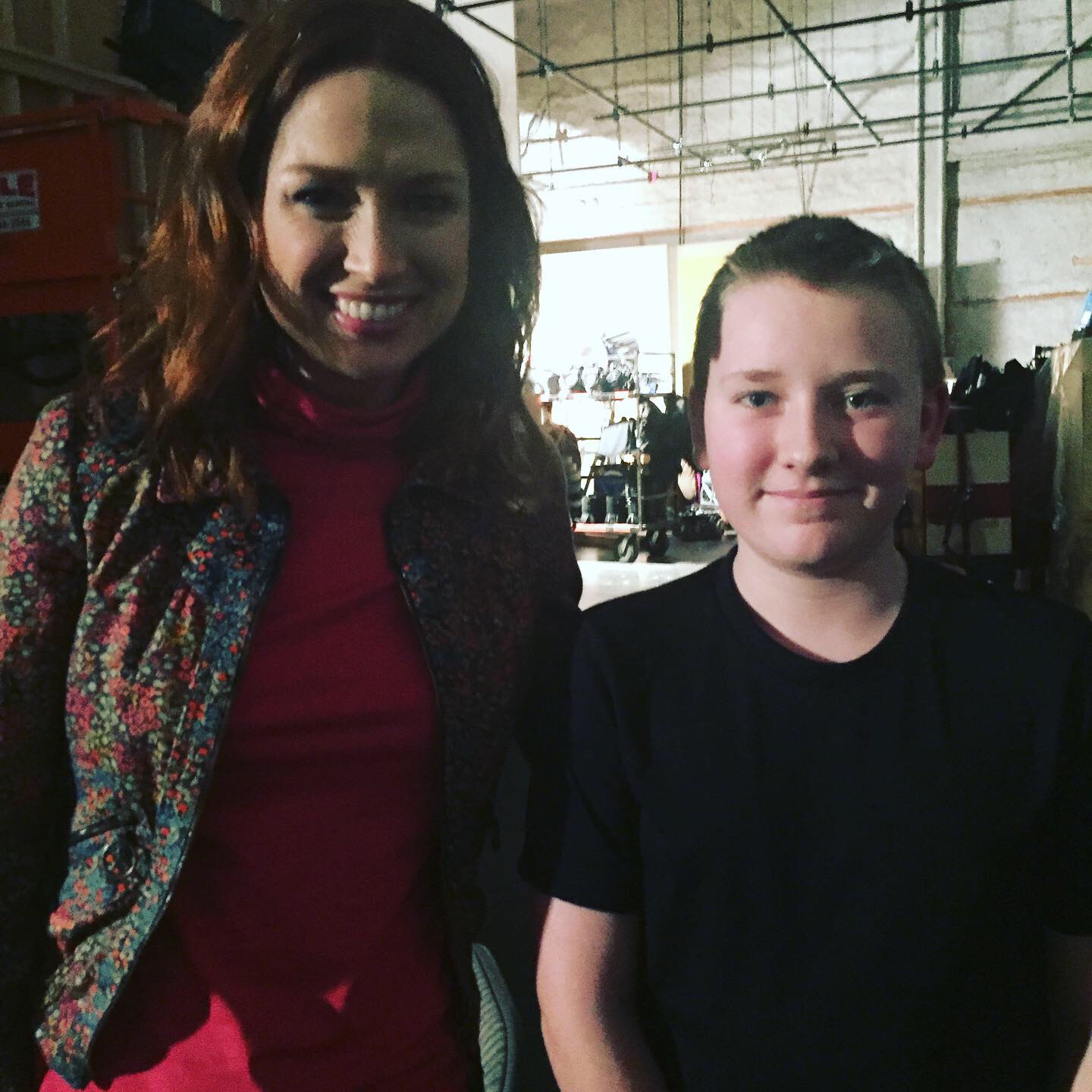 Jesse VanDerveer and Ellie Kemper