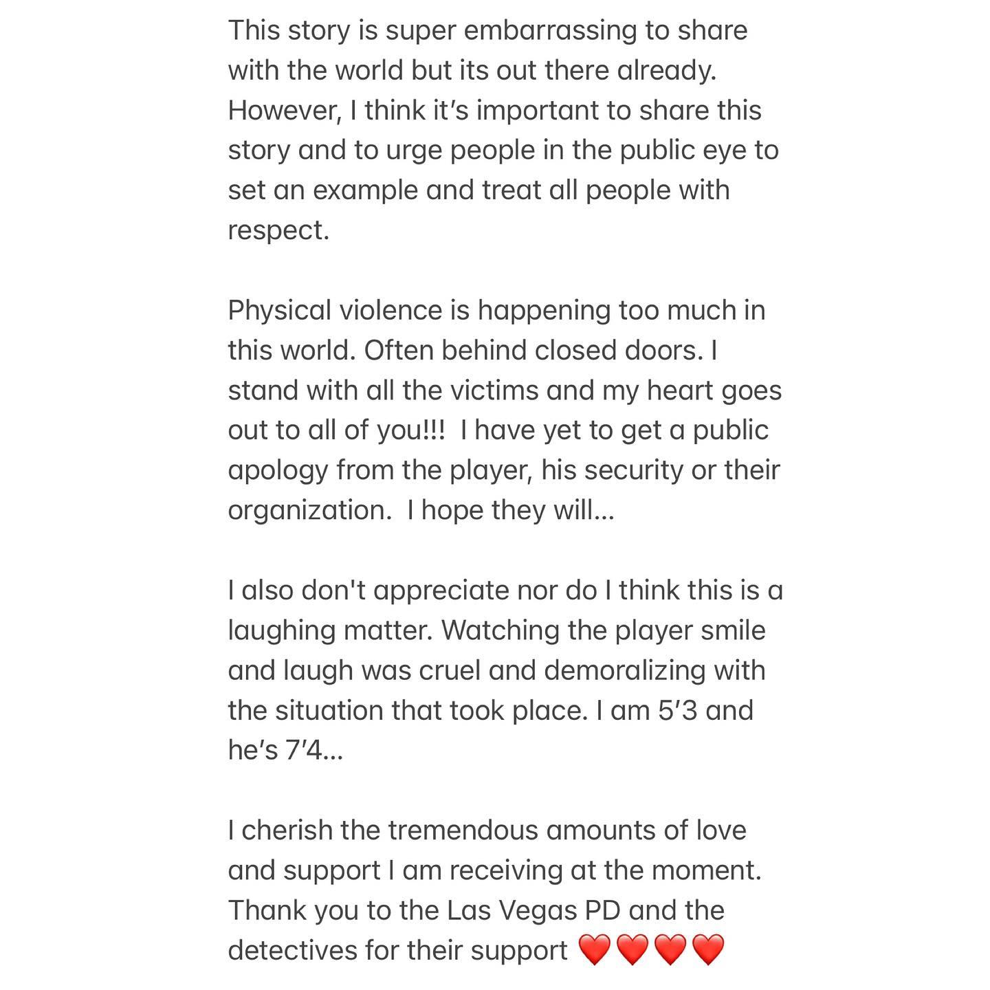 Britney Spears Instagram Statement on Slap 2