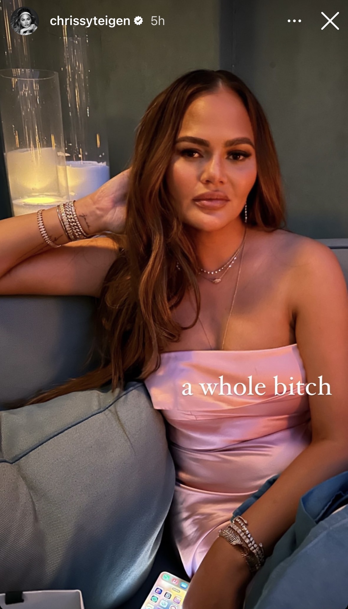 Chrissy Teigen channels Barbie at husband John Legend's skincare pop up