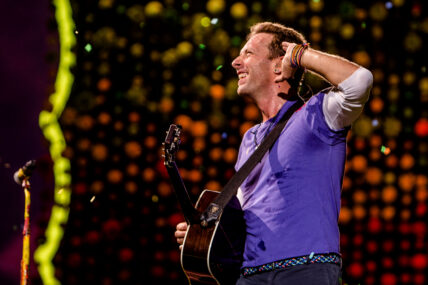 Coldplay live at San Siro Stadium in Milano