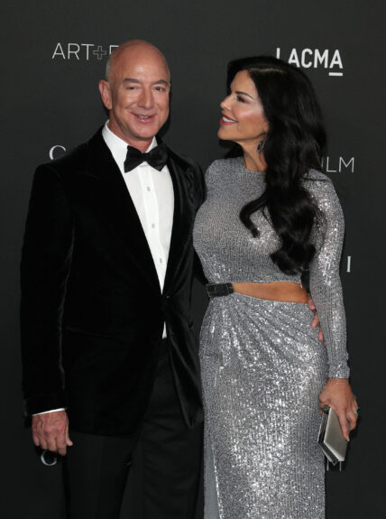 Jeff Bezos and Lauren Sanchez at the 2021 LACMA ART+FILM Gala