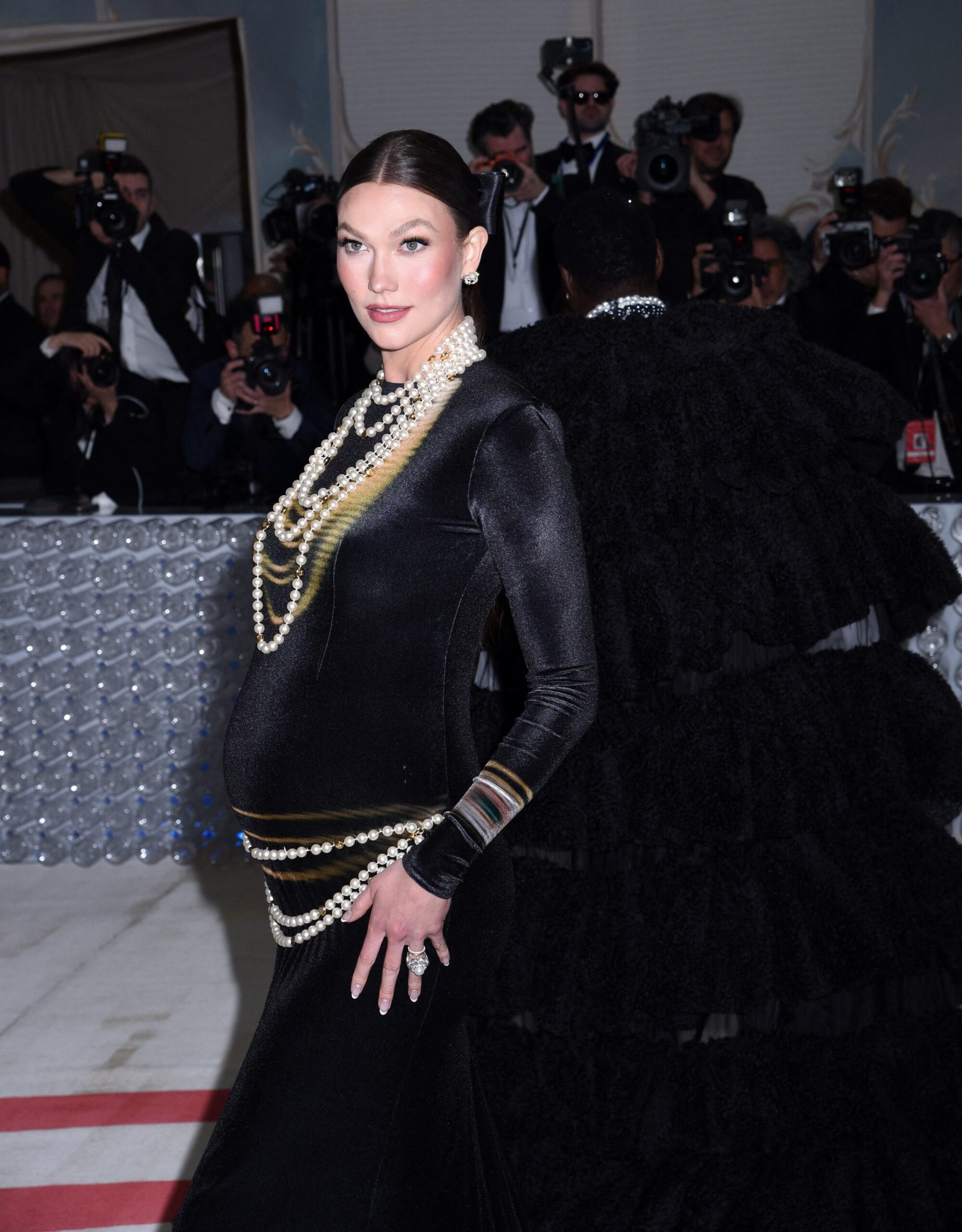 Karlie Kloss at the 2023 Met Gala Celebrating Karl Lagerfeld: A Line of Beauty