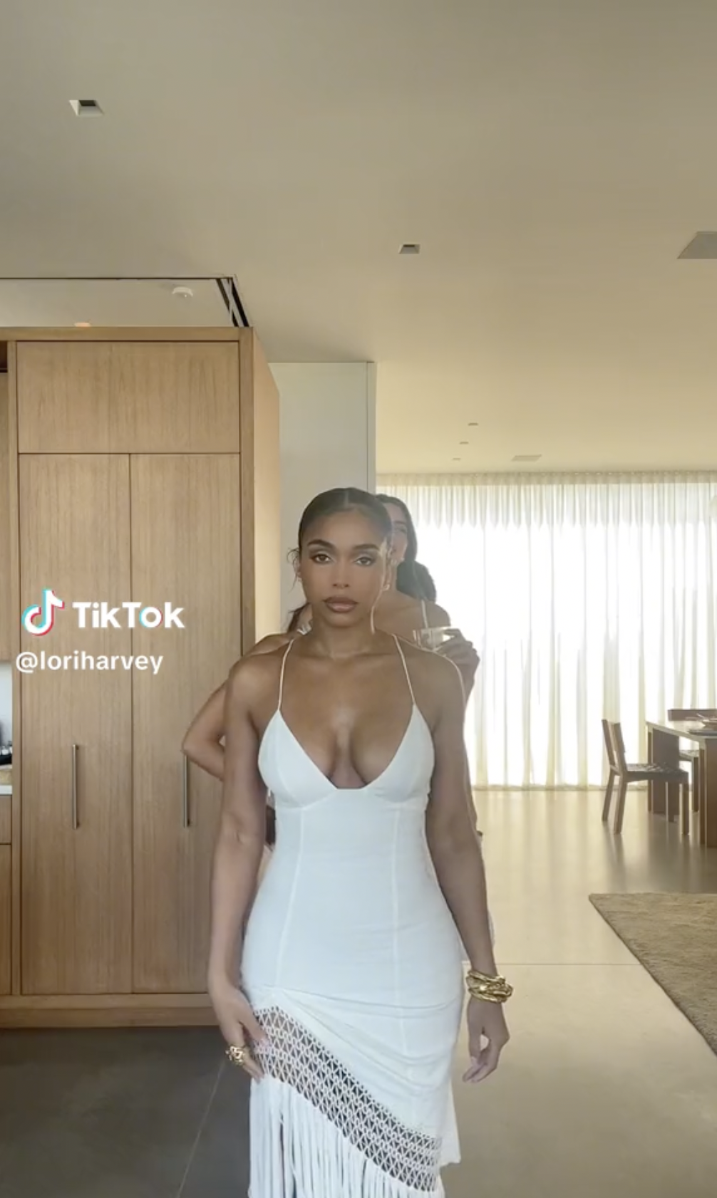 Lori Harvey on Fourth of July