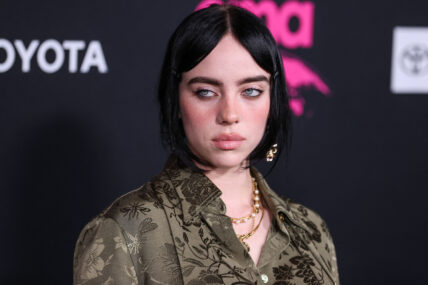 Billie Eilish close-up