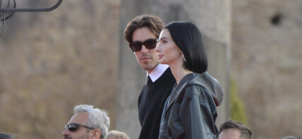 Meadow Rain Walker and husband Louis Thornton in Rome