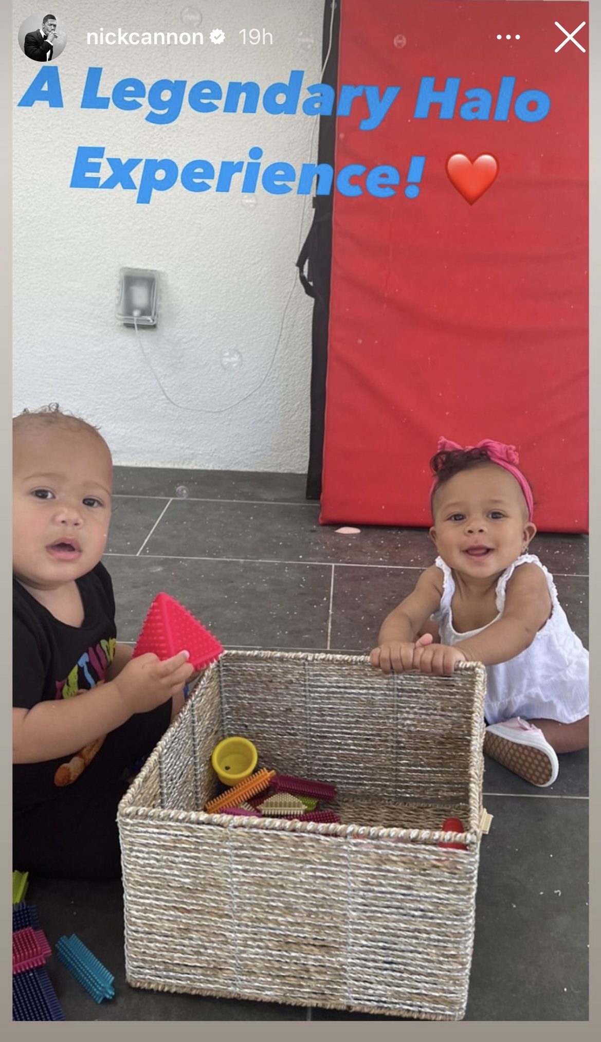 Nick Cannon gushes about his kids, Halo and Legendary, hanging out