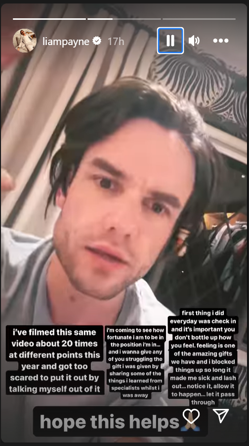 Liam Payne Shares Update On His Mental Health Struggles After Being Diagnosed With A 'Couple Of Conditions'