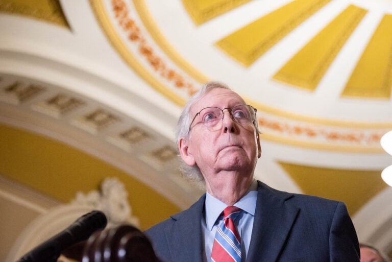Mitch McConnell Claims He Is 'Fine' After Freezing Mid-Speech During Press Conference