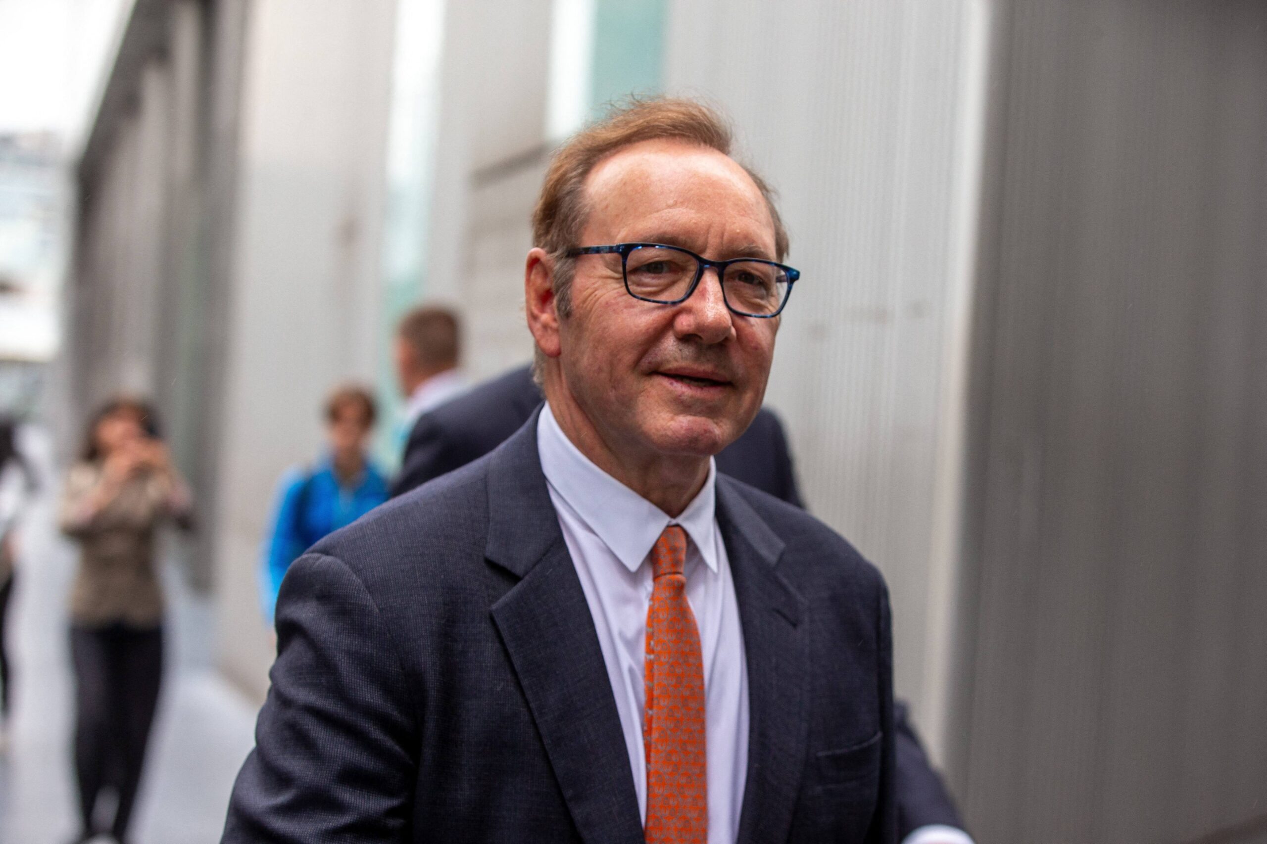 Kevin Spacey is all smiles as he's declared to be not guilty