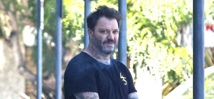 Bam Margera seen after being released from jail after being arrested for Trespassing