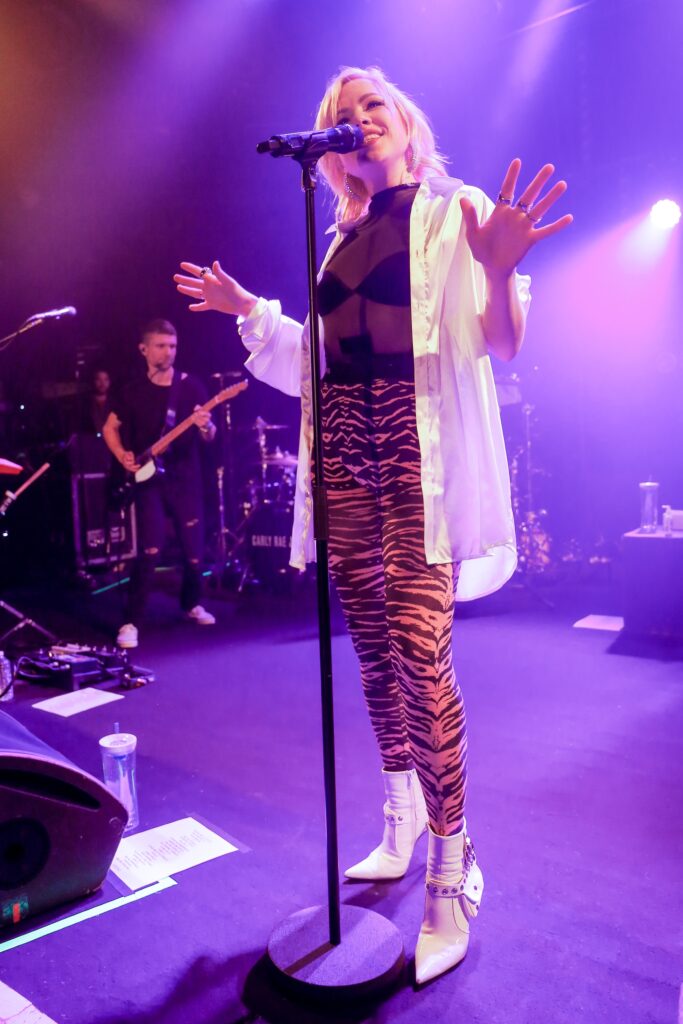 Carly Rae Jepsen performing at the Trabendo in Paris