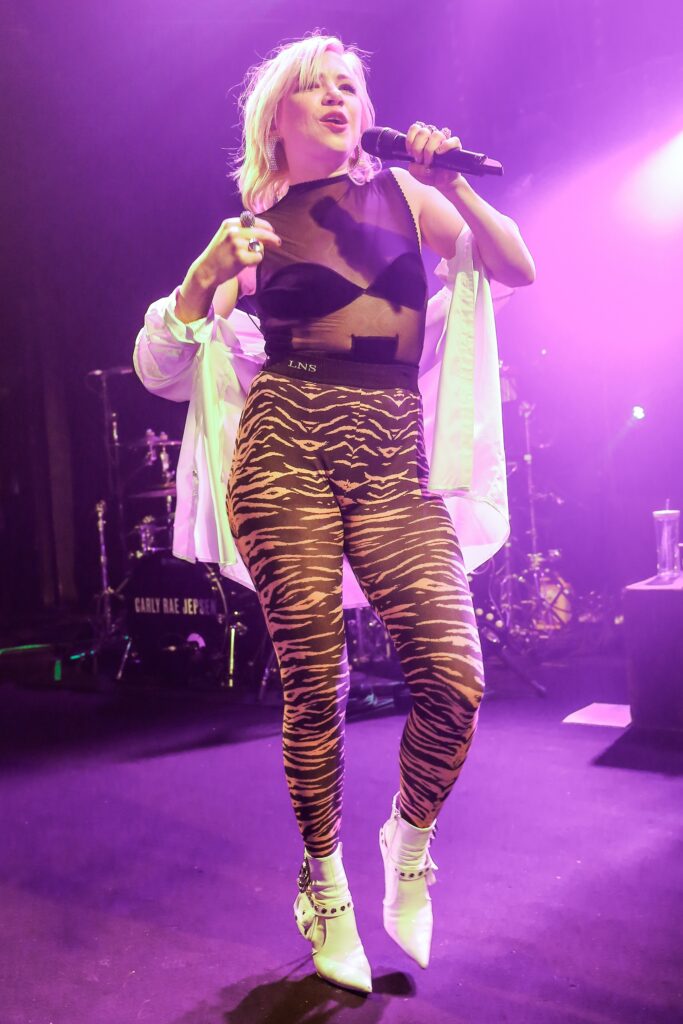 Carly Rae Jepsen performing at the Trabendo in Paris