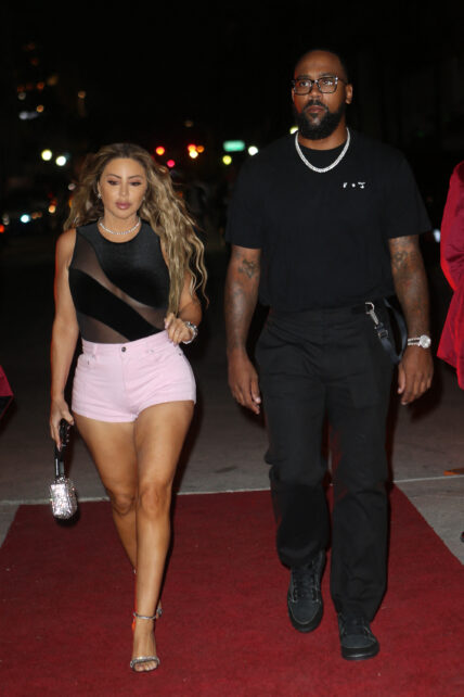 Celebrities and guests arrive to Carbone Beach restaurant in Miami