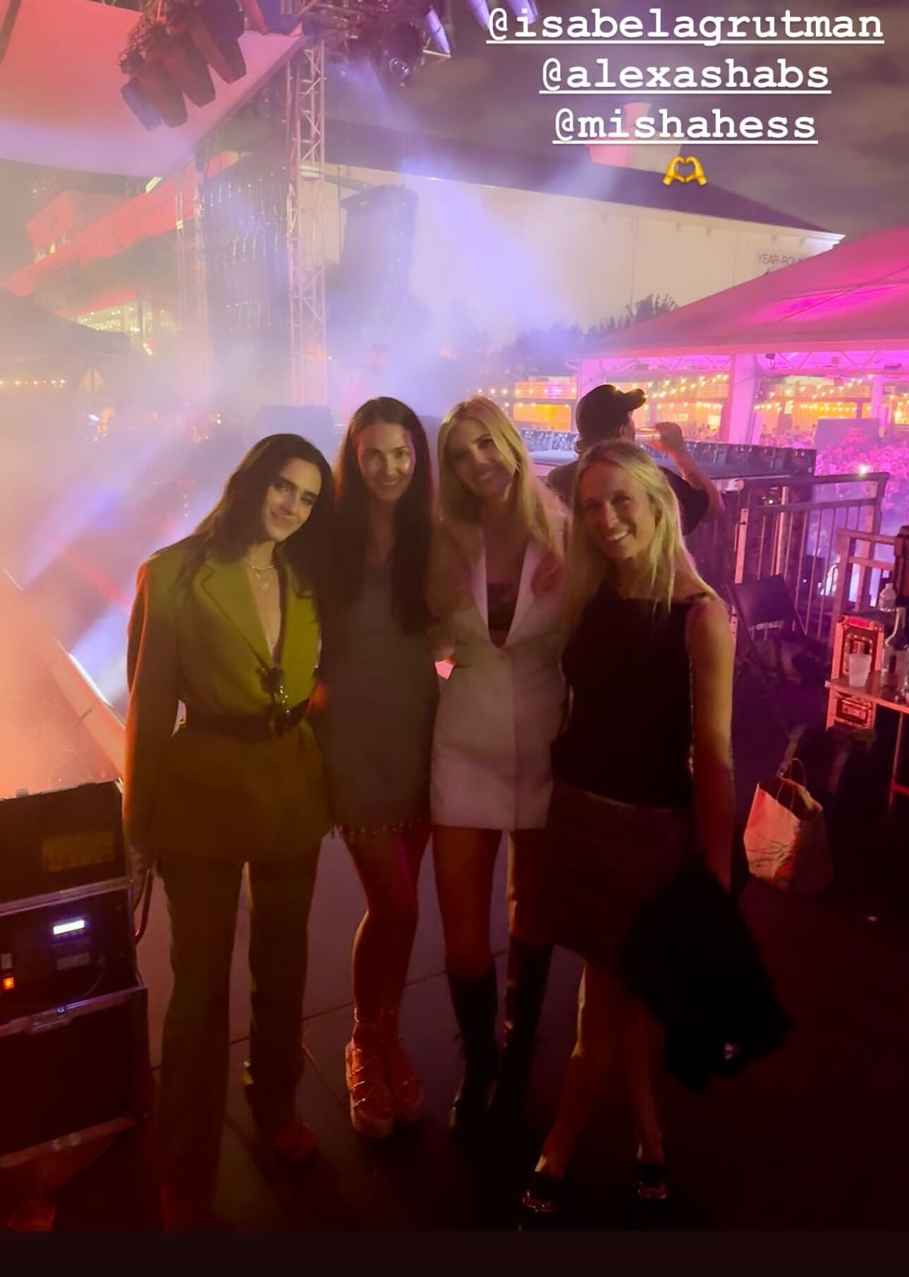 Ivanka Trump Stuns In Mini White Dress As She Parties At Calvin Harris' Concert