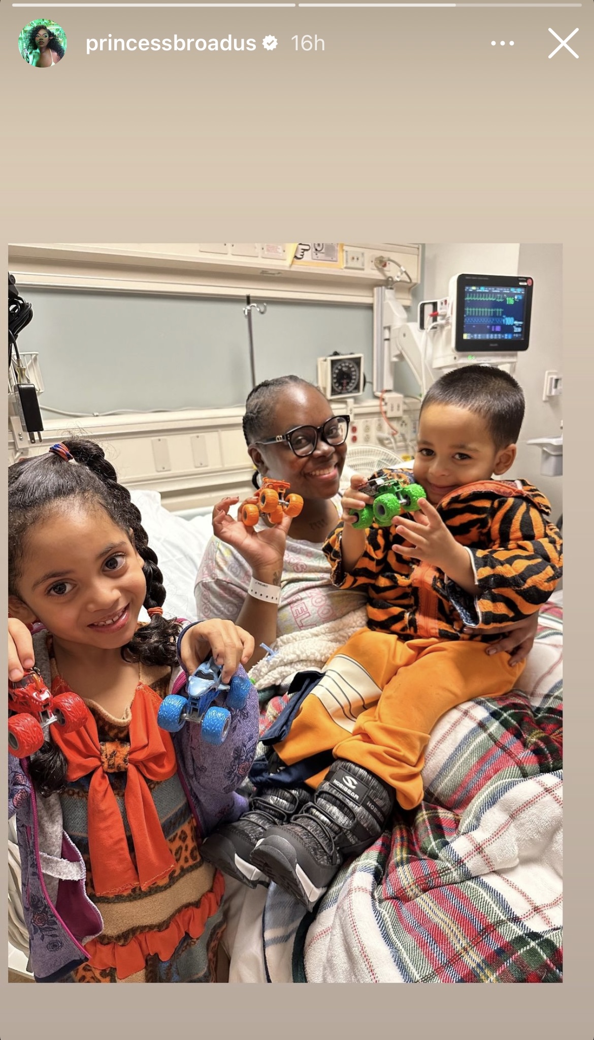 Cori Broadus gives positive update after health scare