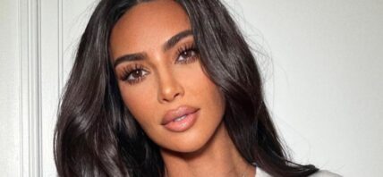 Kim Kardashian close up