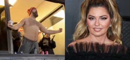 Shania Twain Reacts To Viral Jason Kelce Shirtless 'Let's Go Girls' Meme