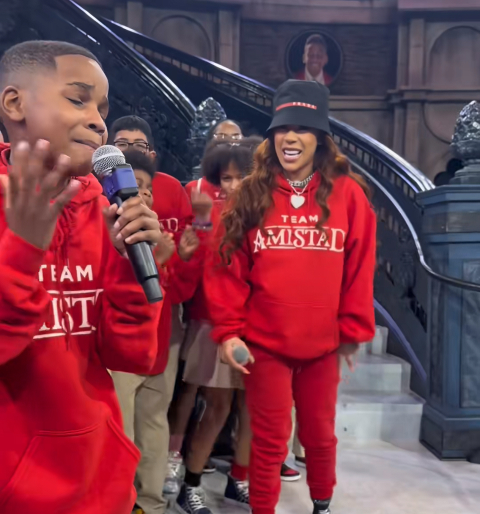 Ron Clark Academy students and Keyshia Cole