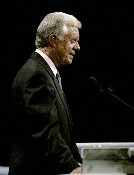 President James Carter At Democratic Convention
