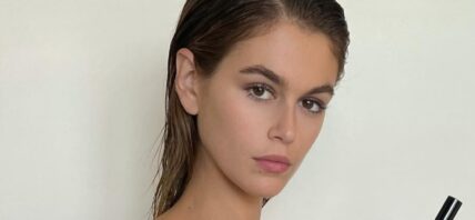 Kaia Gerber close up