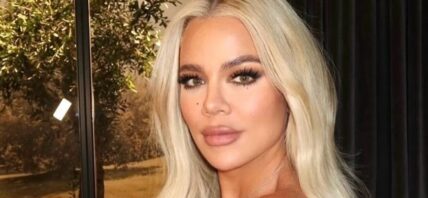 Khloe Kardashian close up