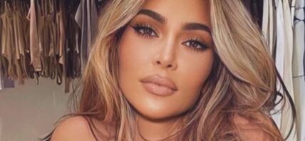 Kim Kardashian close up
