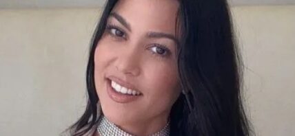 Kourtney Kardashian close up