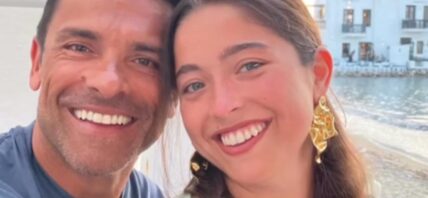 Lola and Mark Consuelos smiling