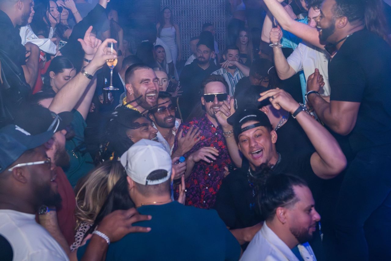 Travis Kelce Parties Solo In Vegas After Supporting Taylor Swift In Sydney