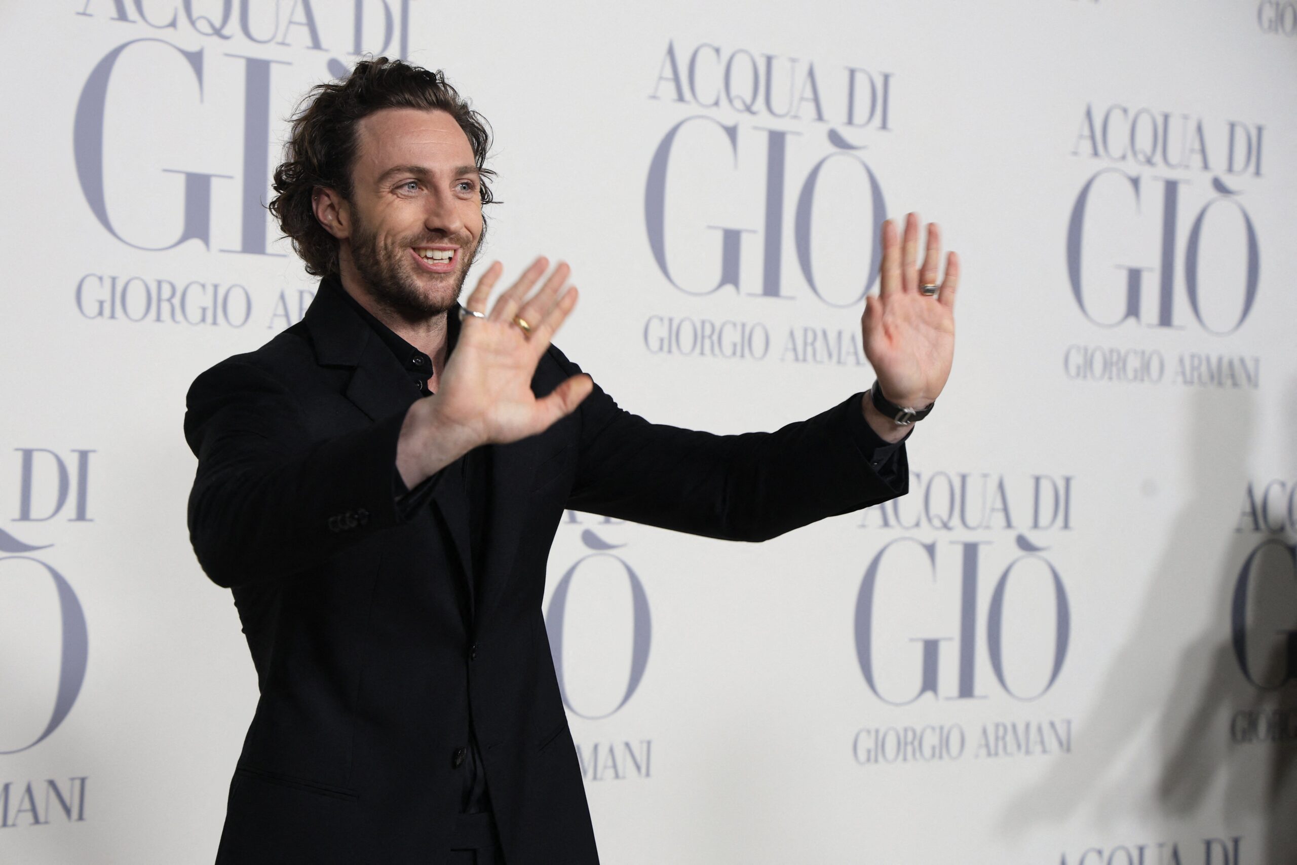 Aaron Taylor-Johnson at The Armani brand pays tribute to ACQUA DI GIO, its most iconic men's fragrance.