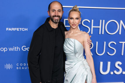 Christine Quinn and Christian Richard at Fashion Trust U.S. Awards 2023