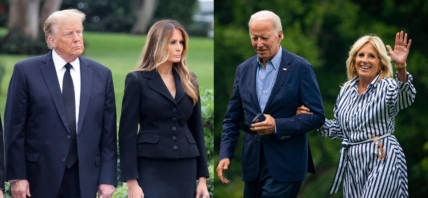 Melania Trump, Donald Trump, Joe Biden, Jill Biden