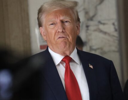 Donald Trump appears in court