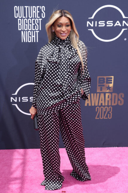Karen Huger attends the 2023 BET Awards