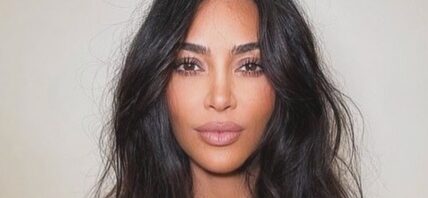 Kim Kardashian close up