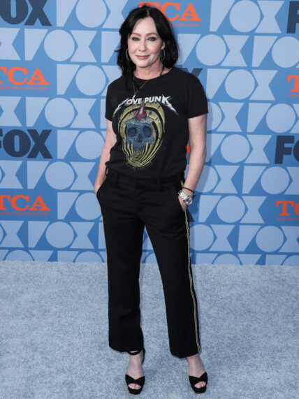 LOS ANGELES, CALIFORNIA, USA - AUGUST 07: FOX Summer TCA 2019 All-Star Party held at Fox Studios on August 7, 2019 in Los Angeles, California, United States. 07 Aug 2019 Pictured: Shannen Doherty. Photo credit: Xavier Collin/Image Press Agency/MEGA TheMegaAgency.com +1 888 505 6342 (Mega Agency TagID: MEGA479972_004.jpg) [Photo via Mega Agency]