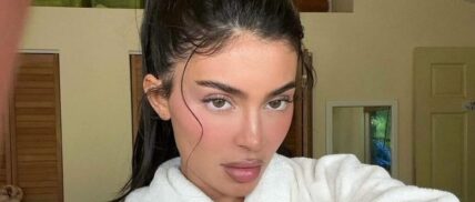 Kylie Jenner takes a selfie.