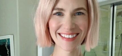 January Jones smiling