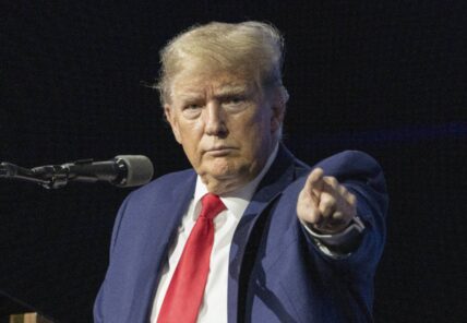 Former US President Donald Trump Addresses the NRA