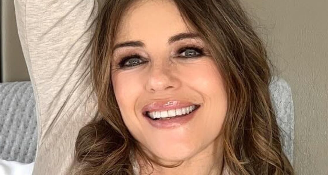 Elizabeth Hurley smiling