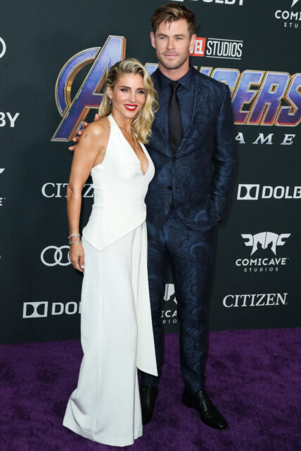 Elsa Pataky and Chris Hemsworth at the World Premiere Of Marvel Studios' 'Avengers: Endgame'