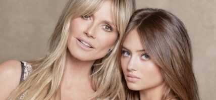 Heidi and Leni Klum close up