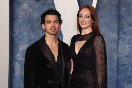 Joe Jonas and Sophie Turner at 2023 Vanity Fair Oscar Party