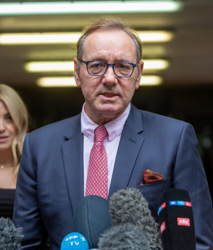 Kevin Spacey leaves Southwark Crown Court in London