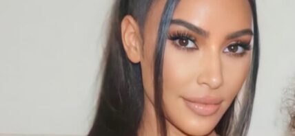 Kim Kardashian close up