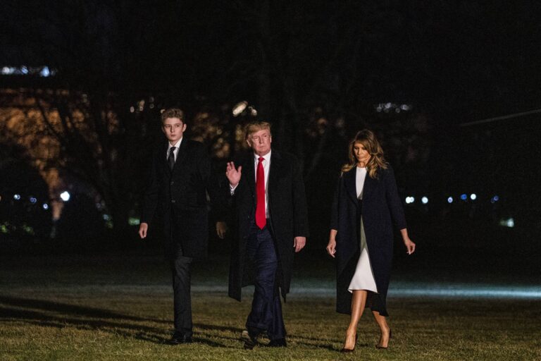 Donald Trump, Barron Trump, Melania Trump