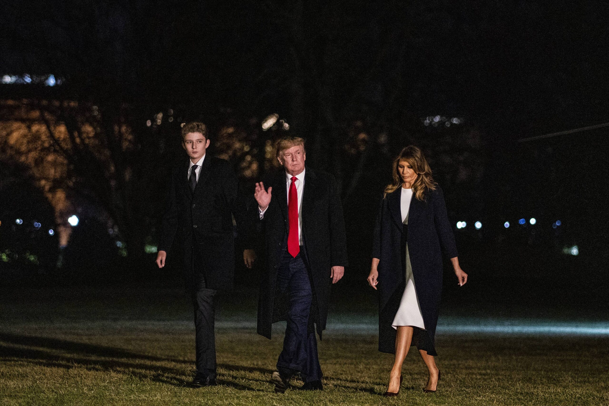 Donald Trump, Barron Trump, Melania Trump