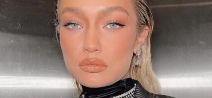 Gigi Hadid poses for the camera.