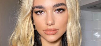 Dua Lipa close up