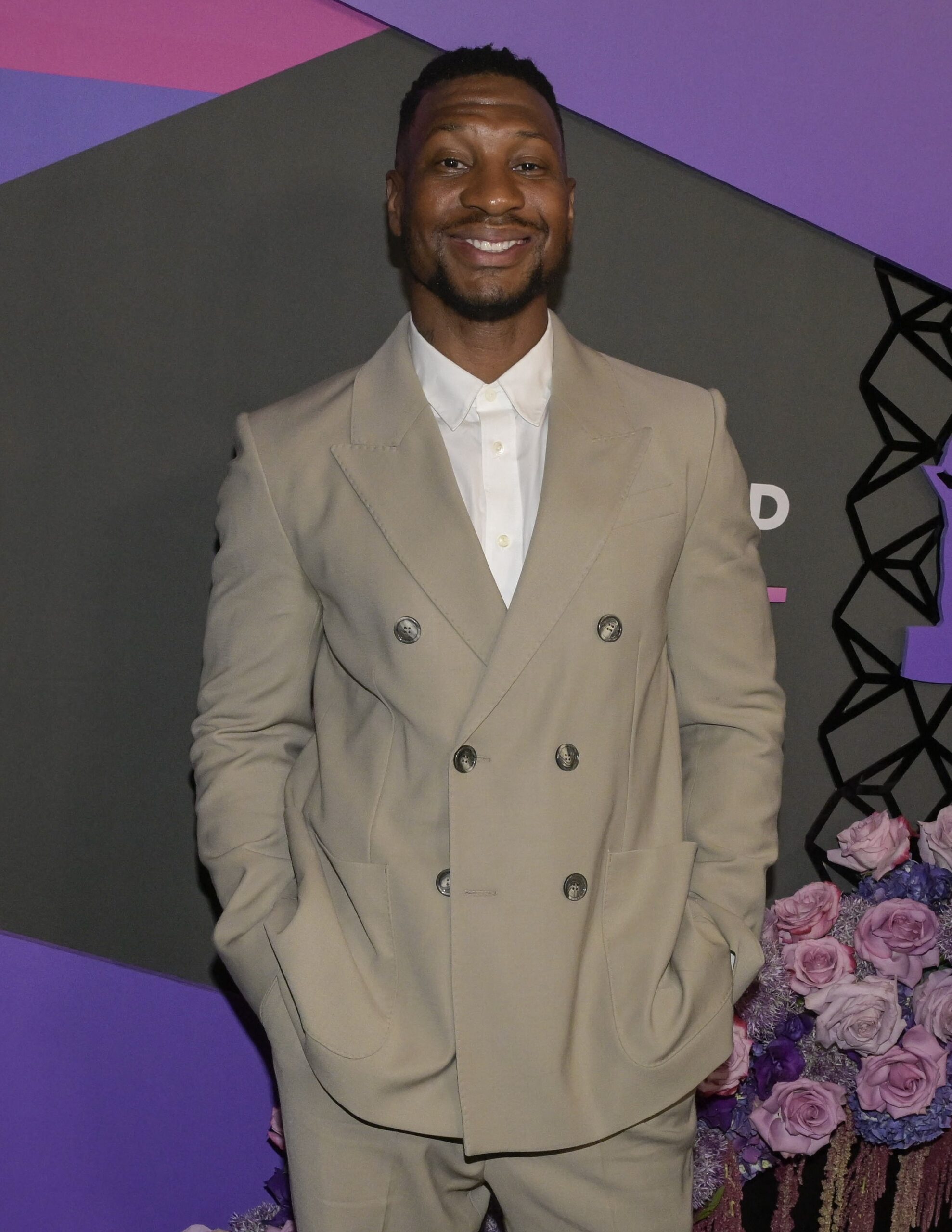 Jonathan Majors at the 4th Annual Hollywood Unlocked Impact Awards.